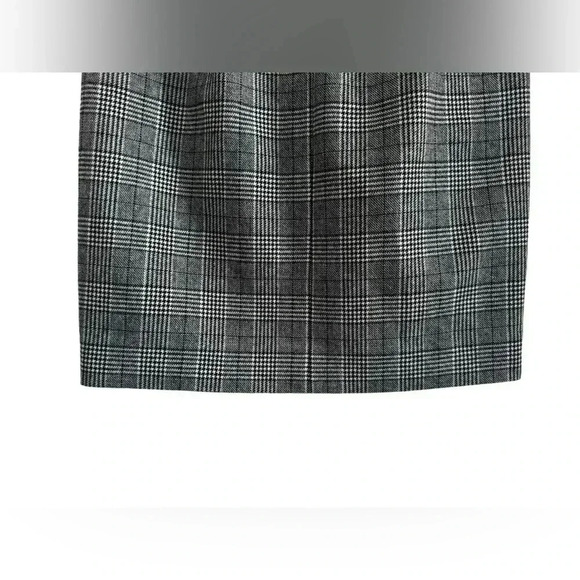 J.CREW Women’s Plaid Wool A-Line Skirt with Front Slit, Size 10 - Picture 6 of 11